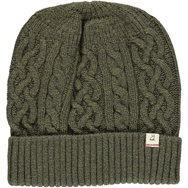 Arcadia Cotton Beanie Hat, Green