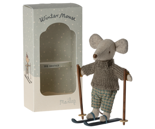 Winter Mouse with Ski Set, Big Brother