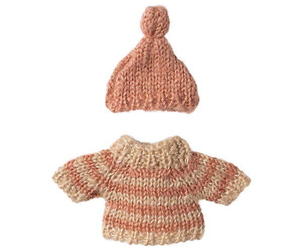 Knitted Sweater & Hat (for Big Sister/Big Brother)