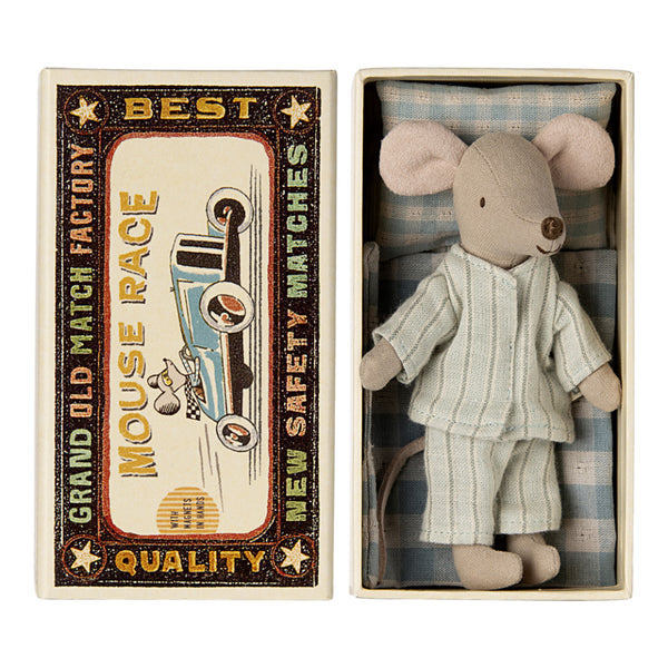 Big Brother Mouse In Box - Blue Stripe Outfit