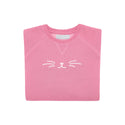 Cat Sweatshirt - Rose Pink