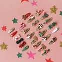 Snowman Glitter Clips