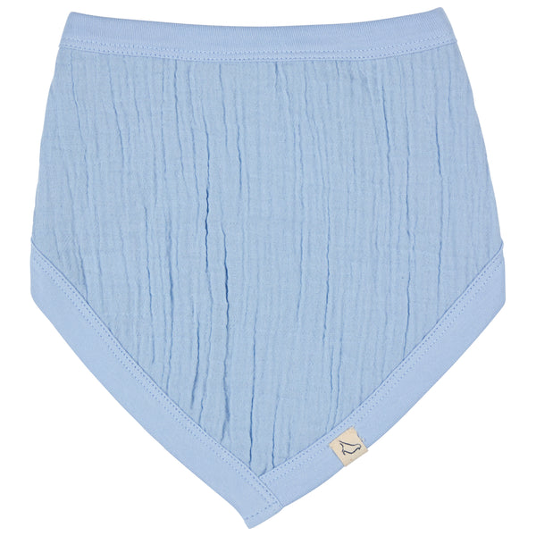 Bib - Pale Blue Muslin