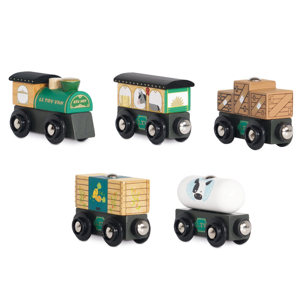 Great Green Train & Goods Wagons