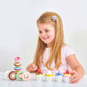 Wooden Cupcake Set