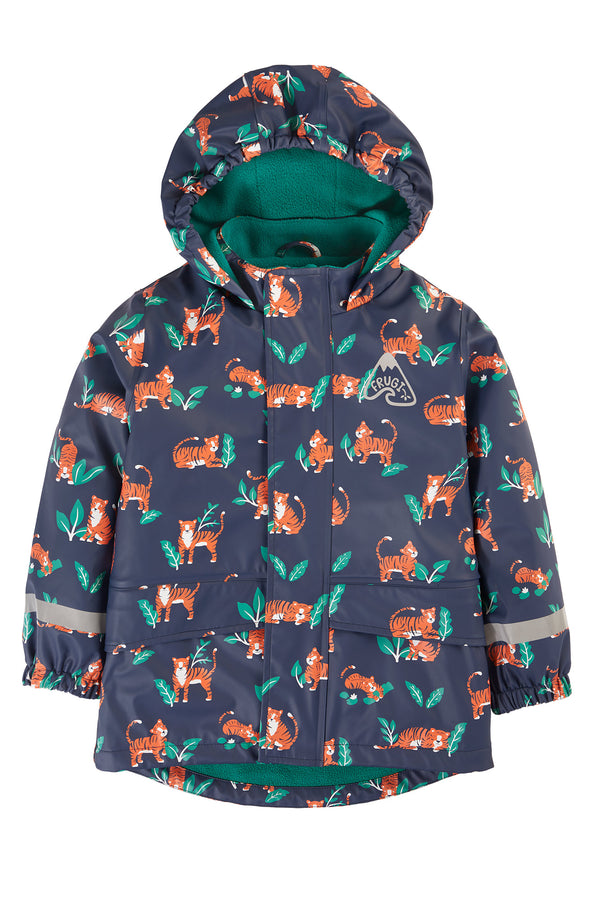 Printed Puddle Buster Coat, Tiger Time