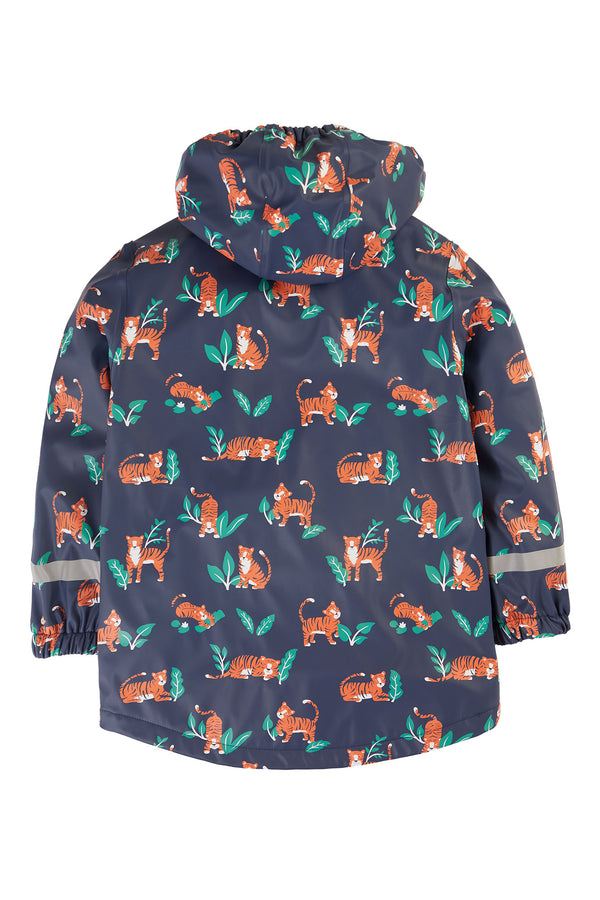 Printed Puddle Buster Coat, Tiger Time