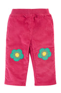 Trixy Cord Reversible Trousers, Lingonberry/Autumn Friends