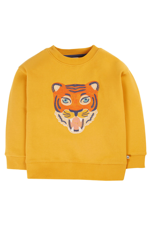 Superb Switched Sweatshirt, Gold/Tiger