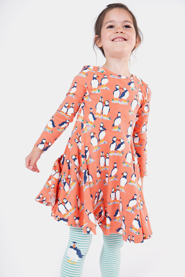 Sofia Skater Dress, Puffin Pals