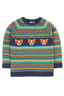 Fowey Knitted Jumper, Fairisle/Tiger