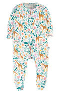 Lovely Babygrow, Soft White Giraffes