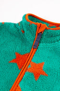 Zipped Ted Fleece Jacket, Bonfire Stars