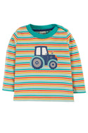 Orion Applique Top, Iguana MultiStripe/Tractor