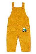 Adley Cord Dungarees, Gold/Tractor