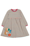 Dolcie Dress, Lingonberry Multistripe