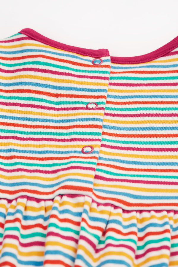 Dolcie Dress, Lingonberry Multistripe