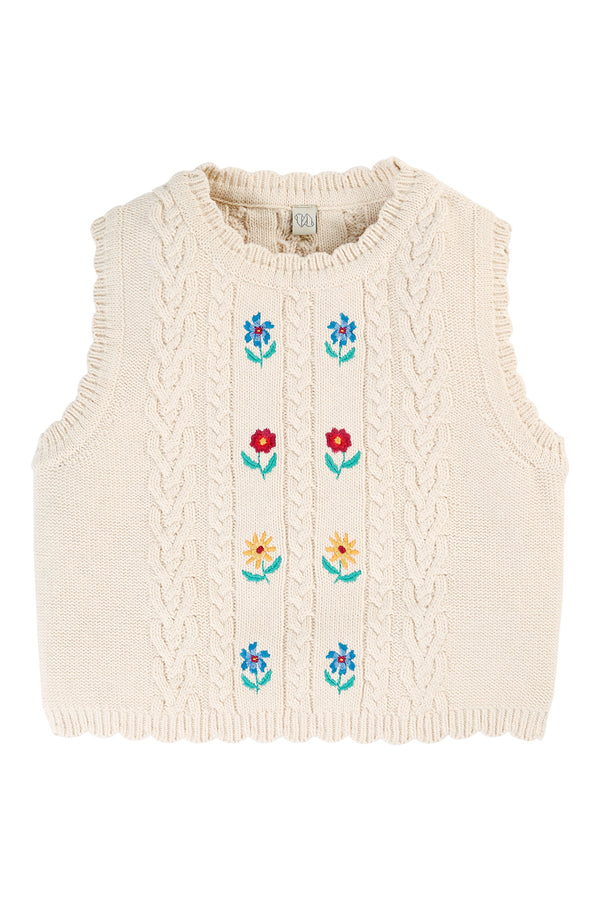 Marnie Embroidered Tank Top (9-10y)