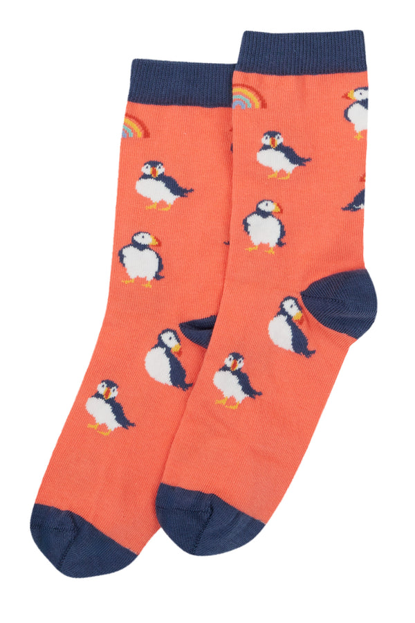 Rock My Socks 3 pack, Cantaloupe/Puffin