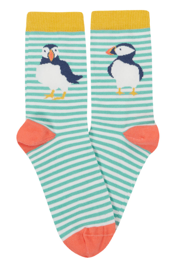 Rock My Socks 3 pack, Cantaloupe/Puffin