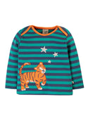 Bobby Applique Top, Iguana Stripe/Tiger