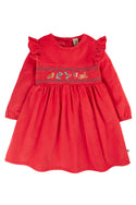 Leonora Dress, True Red/Robin