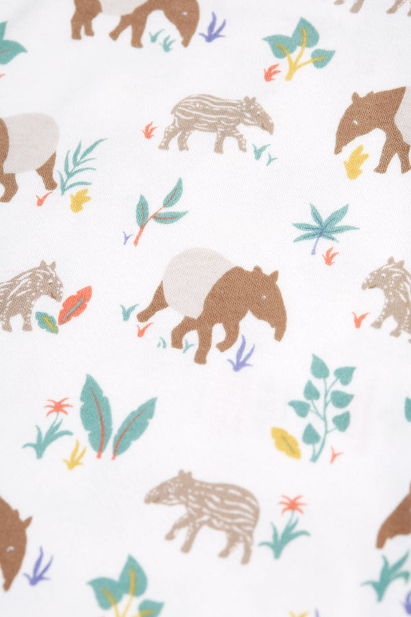 Kimono Zip Babygrow, Tapir Time