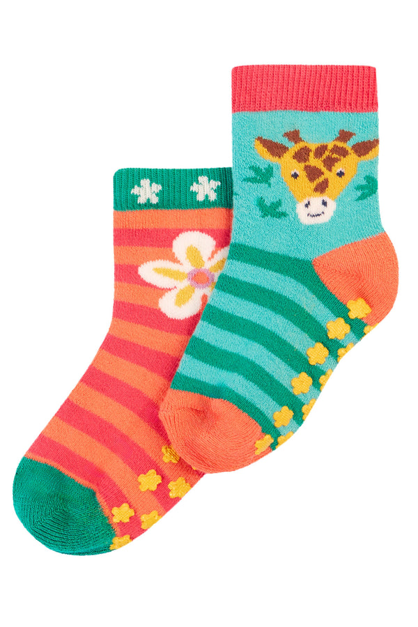 Grippy Socks, Giraffe Multipack