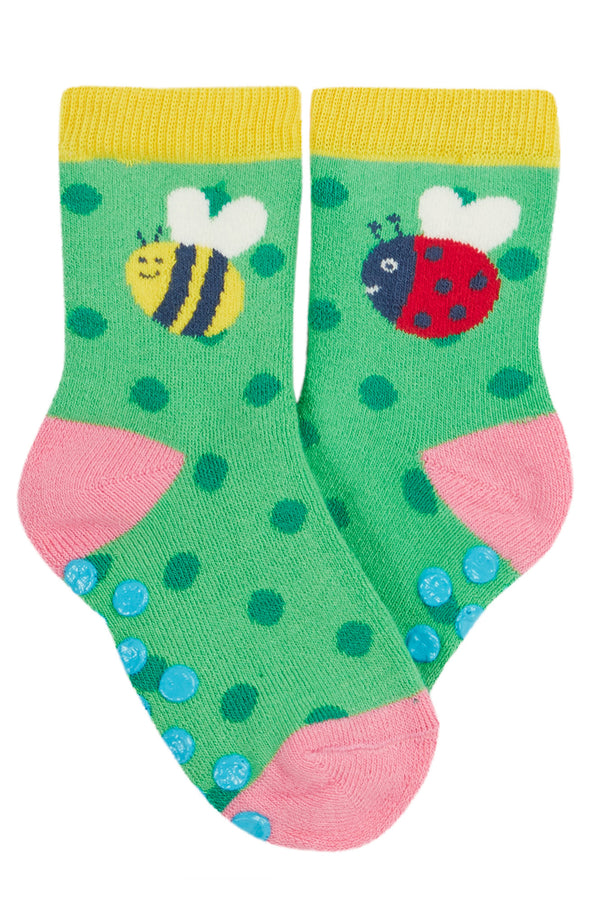 Grippy Socks 2 pack, Strawberry/Bee