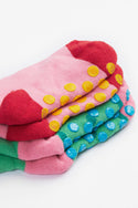 Grippy Socks 2 pack, Strawberry/Bee