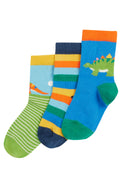 Little Socks 3 pack, Dino Multipack