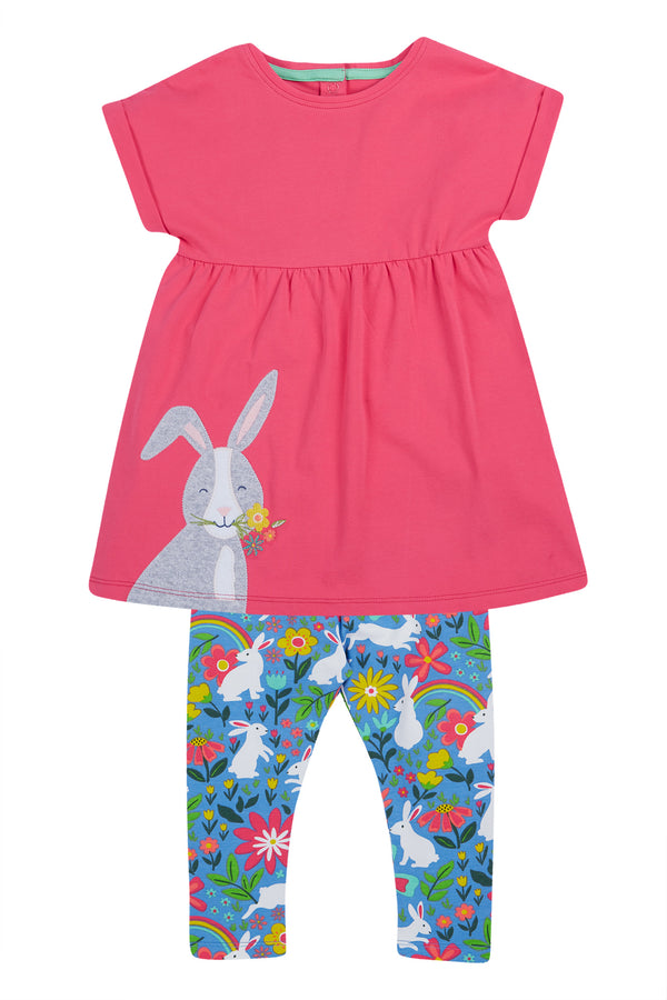 Iris Outfit, Watermelon/Bunny Bounce