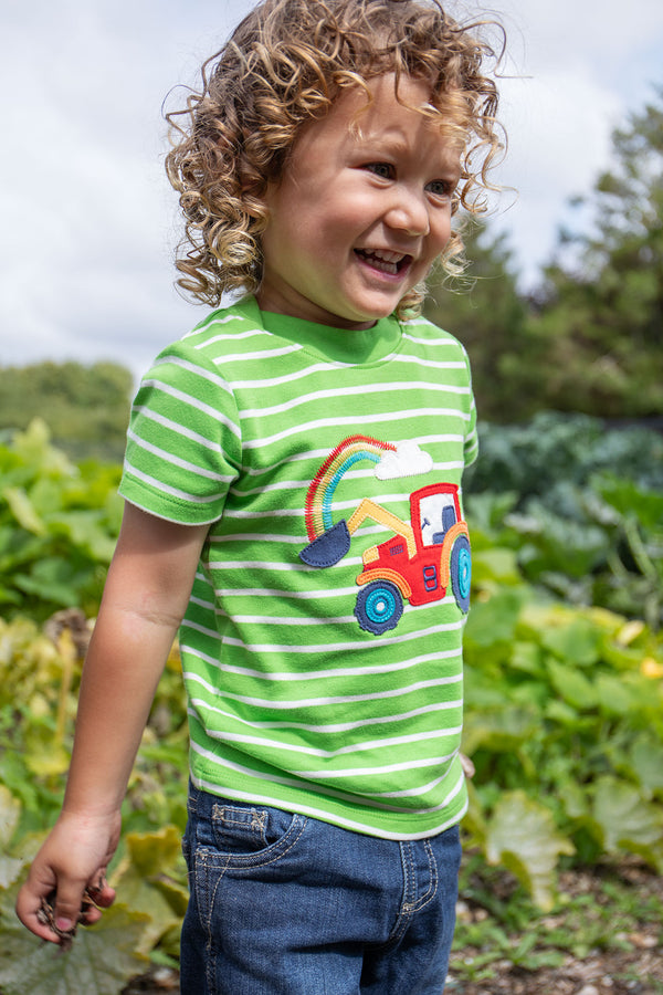 Easy On T-Shirt, Kiwi Breton/Tractor