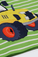 Sid Applique T-shirt, Kiwi Breton/Tractor