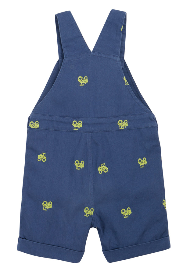 Elio Short Dungarees, Navy Blue/Tractor