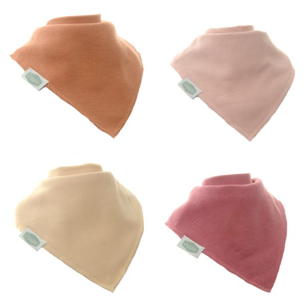 Berries & Cream 4pk Bandana Bibs